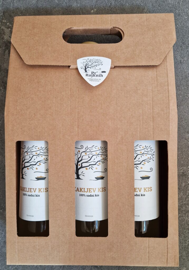 Trojni paket oljčnega olja ali kakijevega kisa